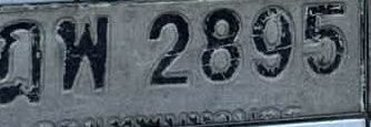 ภาพทะเบียน ภพ2895 กรุงเทพมหานคร