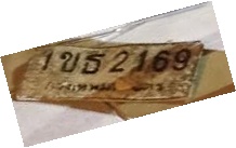 ภาพทะเบียน 1ขธ2169 กรุงเทพมหานคร